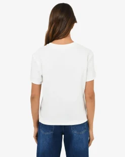 Forcast May Relaxed Cotton T-shirt White Sale