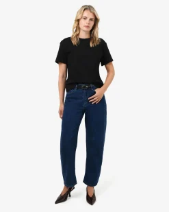 Forcast May Relaxed Cotton T-shirt Black Hot