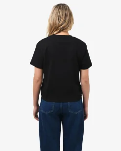 Forcast May Relaxed Cotton T-shirt Black Hot