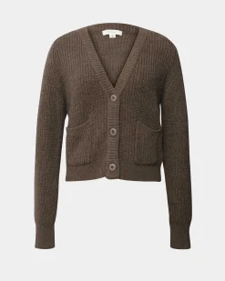 Forcast Mel Wool Blend Cardigan Latte Sale