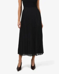 Forcast Melina Pleated Skirt Black New