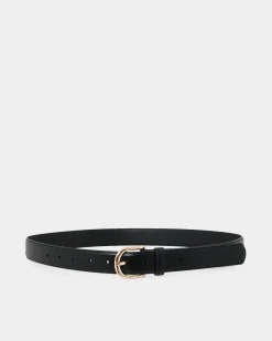 Forcast Melisa Leather Belt Black Sale