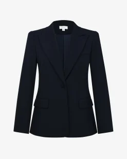 Forcast Merid Single Breasted Blazer Navy Online