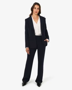 Forcast Merid Tailored Pants Navy Online