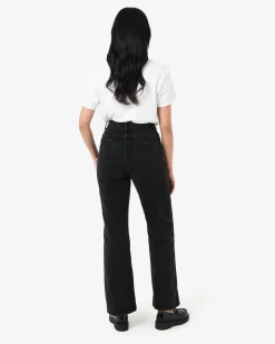 Forcast Merith Bootcut Jeans Washed Black Clearance