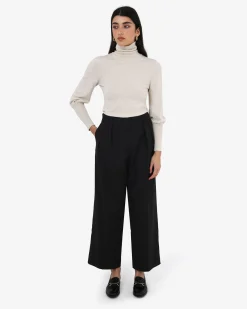 Forcast Milan Adjustable Waist Pants Black Best