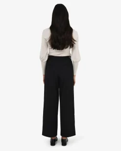 Forcast Milan Adjustable Waist Pants Black Best