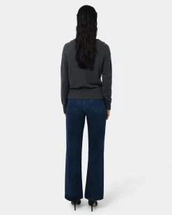 Forcast Mina Wool Blend Knit Marle Grey Best
