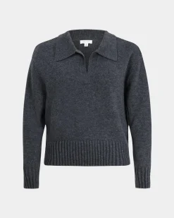 Forcast Mina Wool Blend Knit Marle Grey Best