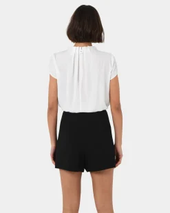 Forcast Nella Mini Skort Black Clearance