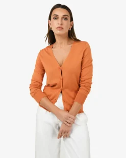 Forcast Nicolette V-neck Knit Cardigan Mandarin Outlet