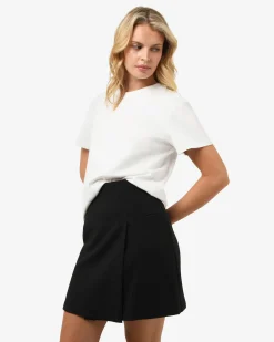 Forcast Nikki Mini Wrap Skirt Black