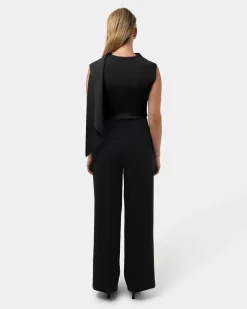 Forcast Nikki Tailored Elastic Pants Black Best