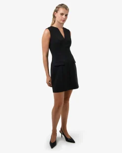 Forcast Nikki Tailored Mini Dress Black Hot