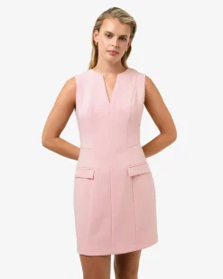 Forcast Nikki Tailored Mini Dress Pink New