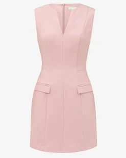 Forcast Nikki Tailored Mini Dress Pink New