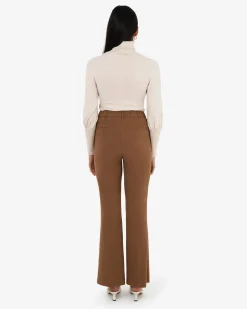 Forcast Nolan High Neck Knit Oat Marle Discount