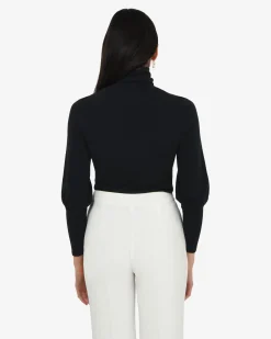 Forcast Nolan High Neck Knit Black Sale