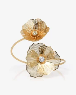 Forcast Petal Statement Cuff Bracelet Gold Discount