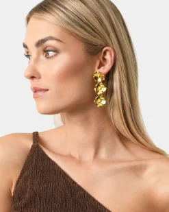 Forcast Priscilla Earrings Gold Sale