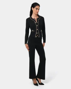 Forcast Rachel Chain Cardigan Black