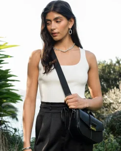 Forcast Rebeca Cross Body Bag Black New