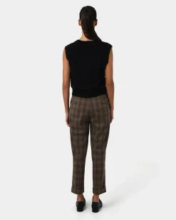 Forcast Rulia V-neck Knit Vest Black