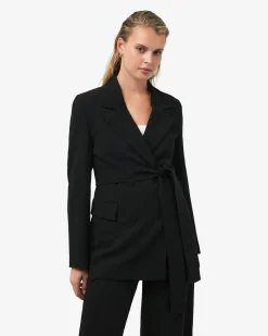 Forcast Rumy Double Breasted Blazer Black Discount