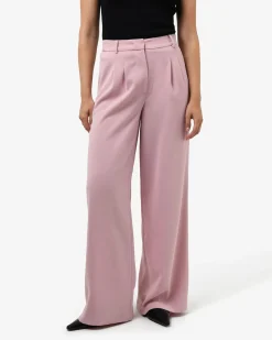 Forcast Rumy Wide Leg Tailored Pants Pink Online