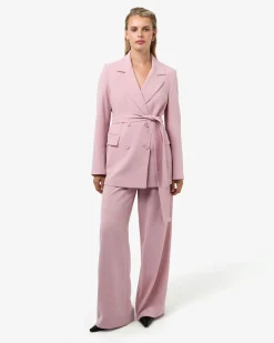 Forcast Rumy Wide Leg Tailored Pants Pink Online