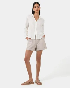 Forcast Rylie Shirt Ivory Sale