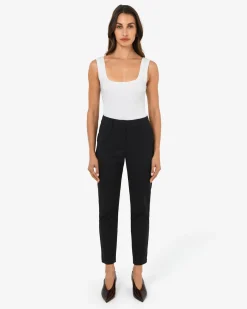 Forcast Safira High-waist Trousers Black Clearance