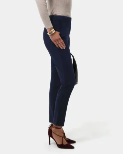 Forcast Safira High-waist Trousers Navy Clearance