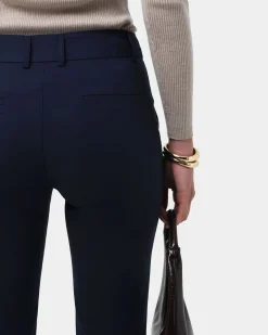 Forcast Safira High-waist Trousers Navy Clearance