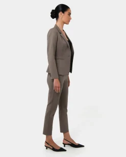 Forcast Safira High-waist Trousers Walnut Online