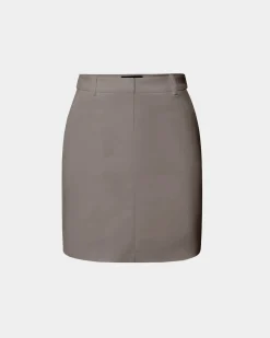 Forcast Safira Mini Skirt Walnut New