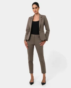 Forcast Safira Suit Jacket Walnut