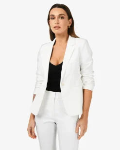 Forcast Safira Suit Jacket Ivory Sale