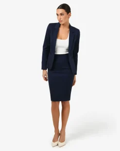 Forcast Safira Suit Jacket Navy