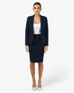 Forcast Safira Suit Jacket Navy