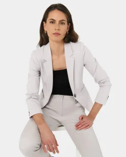 Forcast Safira Suit Jacket Grey Outlet