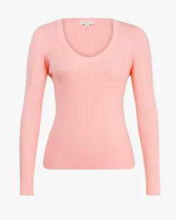 Forcast Samira Scoop Neck Knit Pink Online