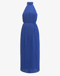 Forcast Shelly Chiffon Pleated Dress Periwinkle Online