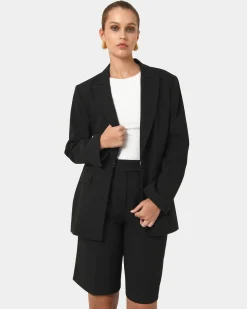Forcast Sonique Tailored Blazer Black Clearance