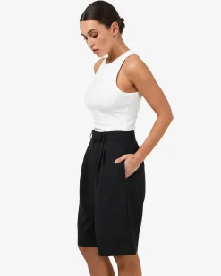 Forcast Sonique Tailored Short Black Sale