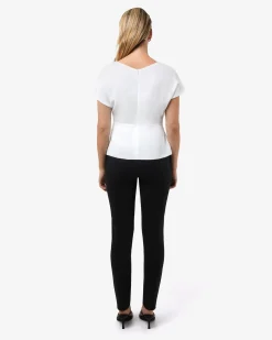 Forcast Stella Tall Trousers Black Hot