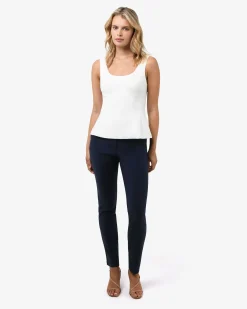 Forcast Stella Tall Trousers Navy Online