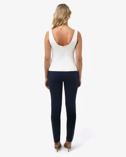 Forcast Stella Tall Trousers Navy Online
