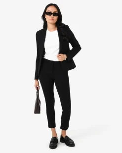 Forcast Sutton Single Breasted Blazer Black Hot