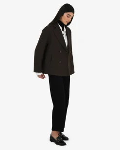 Forcast Tamara Cropped Peacoat Ganache Sale